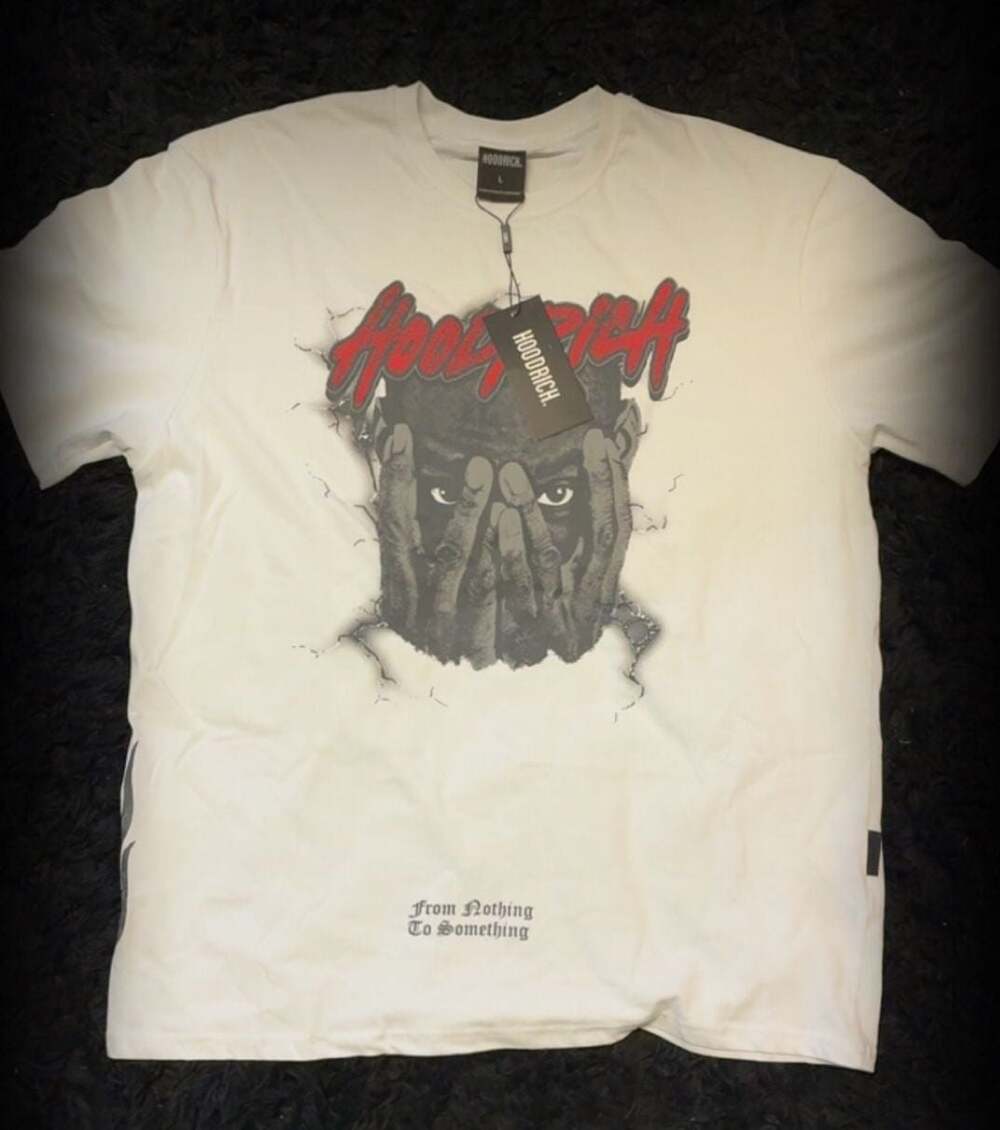Hoodrich Graphic T-Shirt White Size L